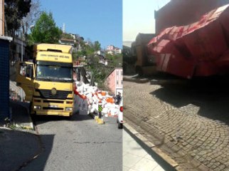 Hazır Beton Kalıpları Yola Böyle Yıkıldı