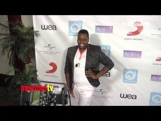 Alex Newell aka Unique NARM Music Biz Awards 2013 ARRIVALS #GLEE