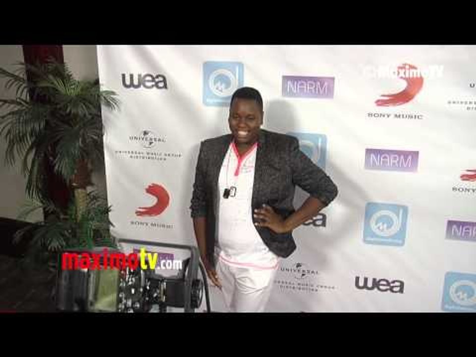 Alex Newell aka Unique NARM Music Biz Awards 2013 ARRIVALS #GLEE
