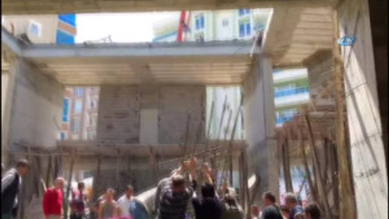 Samsun'da Cami İnşaatı Çöktü: 6 Kişi EnKaz Altında Kaldı