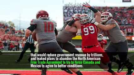 The Trump administration demanded funding of its border wall as part of a deal to keep the government open, proposed a huge cut in taxes on businesses