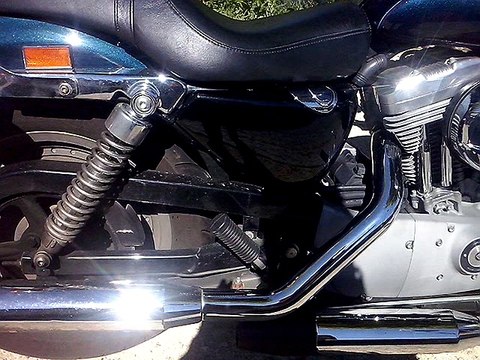 Silencieux remus sur harley à carbu