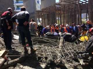 Samsun'da Facia! Cami İnşaatı Çöktü, Beton Kalıbın Altında Kalan 4 İşçi Öldü