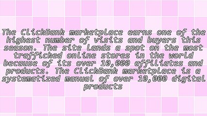 The ClickBank Marketplace Hits It Big This Season
