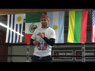 EPIC - Hand Speed - Vasyl Lomachenko Doing Drills In Mike Tyson Shorts  EsNews Boxing