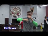 boxing superstar vasyl lomachenko working out with teammates EsNews Boxing