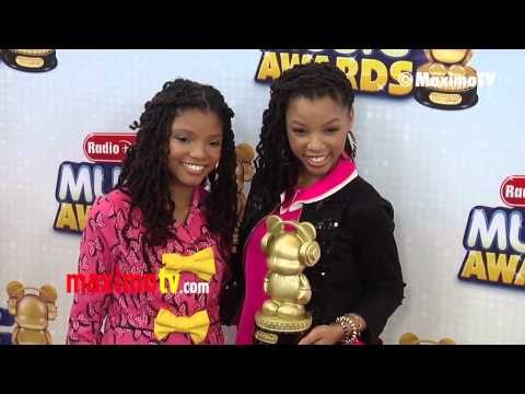 Chloe and Halle Bailey 2013 Radio Disney Music Awards Red Carpet Arrivals #RDMA
