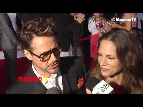 Robert Downey Jr. Interview Iron Man 3 World Premiere Red Carpet ARRIVALS