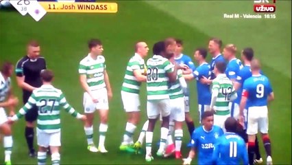 Scuffle Between Rangers And Celtic!