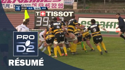 PRO D2 - Résumé Albi-Agen: 20-18 - J29 - Saison 2016/2017