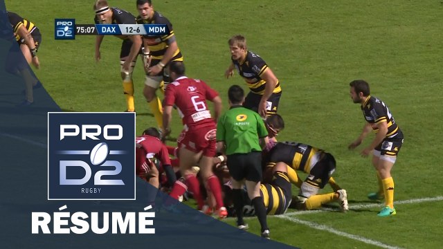 PRO D2 - Résumé Dax-Mont de Marsan: 17-13 - J29 - Saison 2016/2017