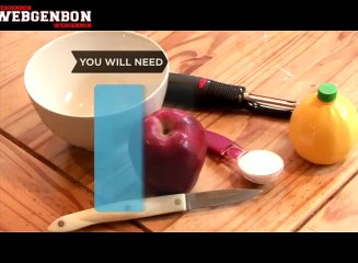 Elmadan İskelet Kafası yapma