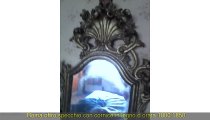 specchio con cornice in legno d...