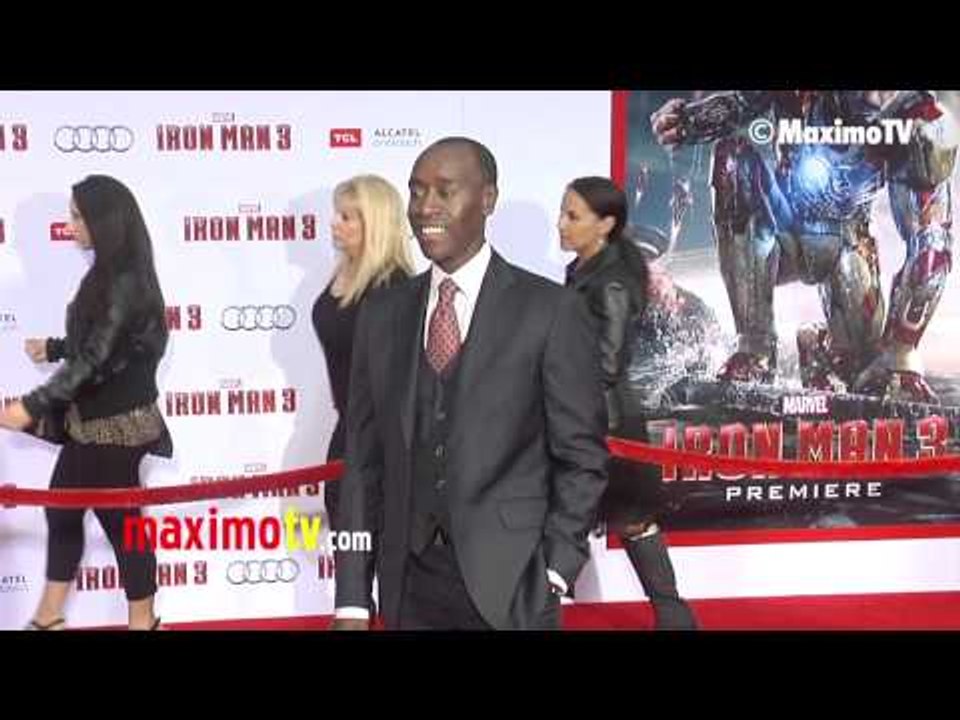 Don Cheadle "Iron Man 3" World Premiere Red Carpet ARRIVALS April 24, 2013 @IamDonCheadle