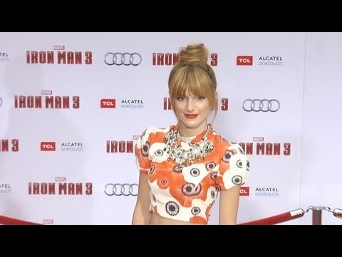 Bella Thorne Iron Man 3 World Premiere Red Carpet ARRIVALS April 24, 2013 @bellathorne