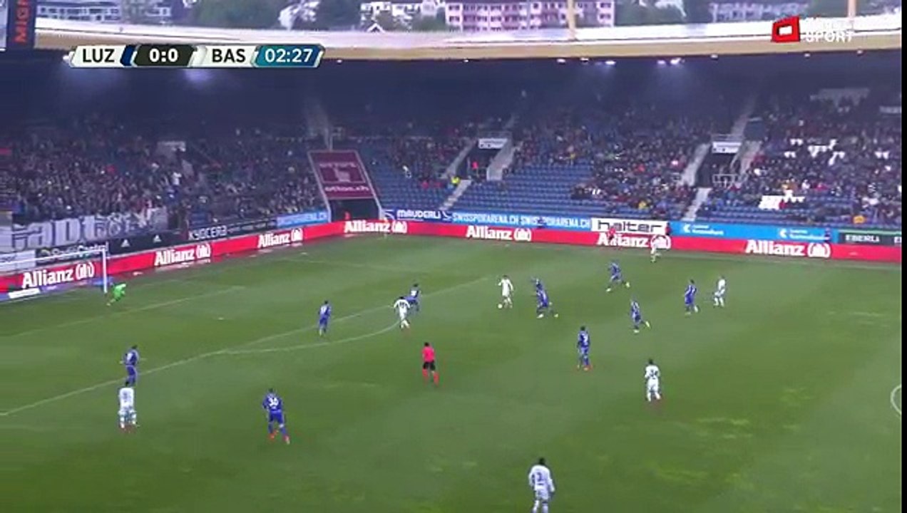 FC Luzern 0:1 FC Basel (Swiss Super League 28.April 2017)