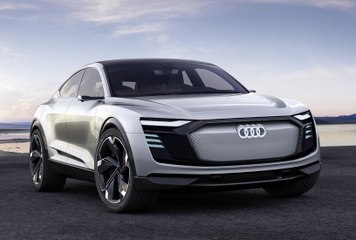 AUDI e-tron sportback carro conceito elétrico revelado em auto shanghai