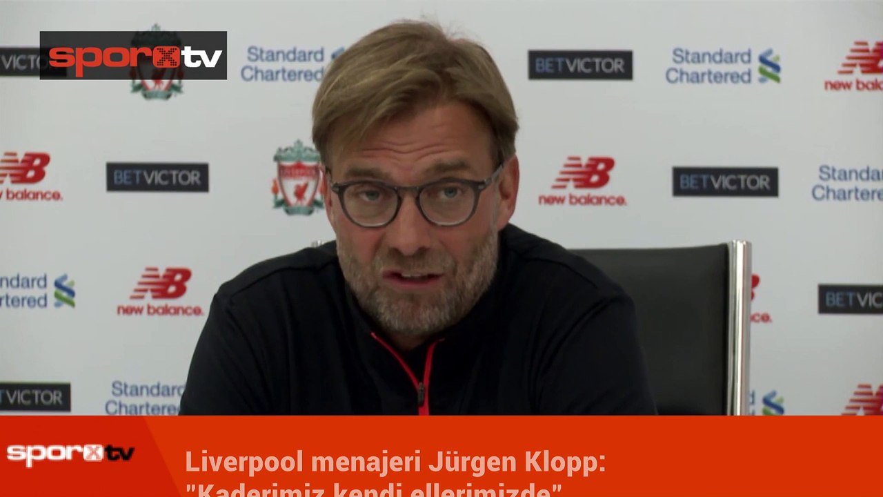 Klopp: Kaderimiz bizim elimizde
