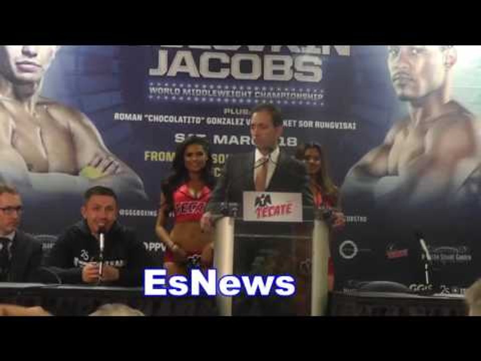 Gennady Golovkin Talks Danny Jacobs Hand Speed EsNews Boxing