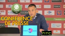 Conférence de presse Gazélec FC Ajaccio - Valenciennes FC (1-0) : Jean-Luc VANNUCHI (GFCA) - Faruk HADZIBEGIC (VAFC) - 2016/2017