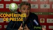 Conférence de presse US Orléans - Red Star  FC (4-0) : Didier OLLE-NICOLLE (USO) - Claude ROBIN (RED) - 2016/2017