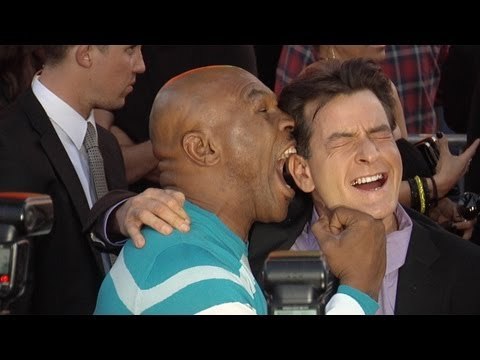 Lindsay Lohan, Ashley Tisdale, Charlie Sheen, Mike Tyson Scary Movie 5 Premiere Arrivals