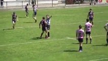 Shocking moment player knocks out referee during match