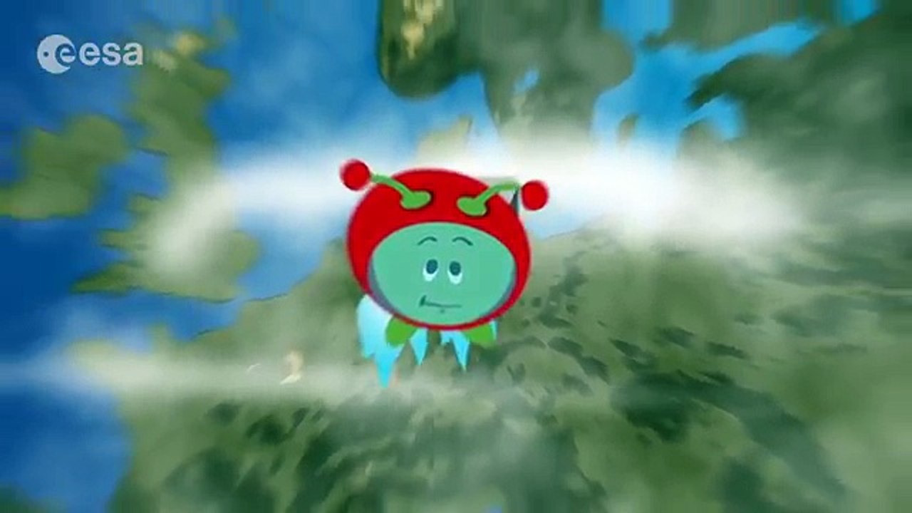 Cartoon Animation ESA Video for Children - The Solar System