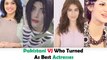 Pakistani VJ Who Turned As Best Actresses