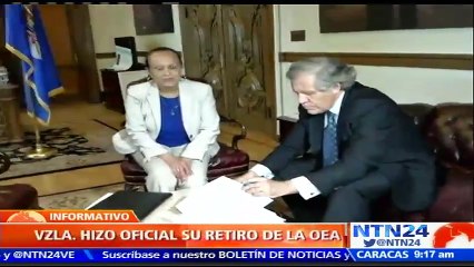 Secretario de la OEA dice que salida de Venezuela del bloque no solucionará la crisis
