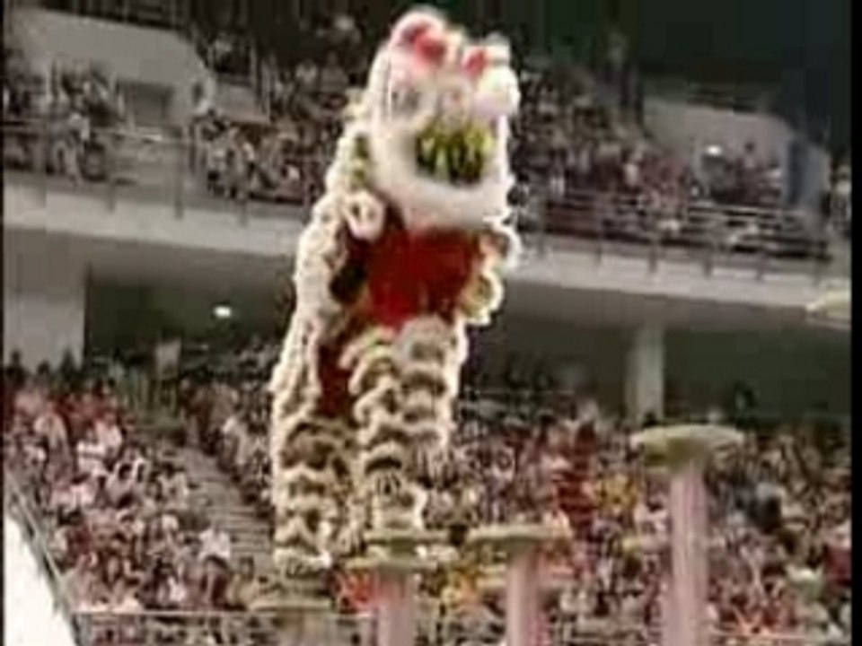 Danse du Lion en compétition internationale