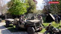 Pondi-Day. Débarquement de véhicules américains à Pontivy