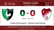 Denizlispor 0-0 Elazığspor Geniş Özet