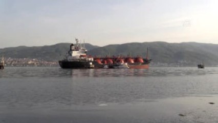 Izmit Körfezi'nde Lpg Tankerinde Yangın (5)