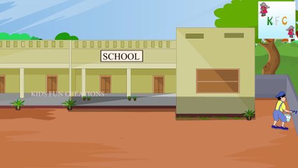 A Boy painting Colours on the Wall | Learning Colours for kids animated Video.