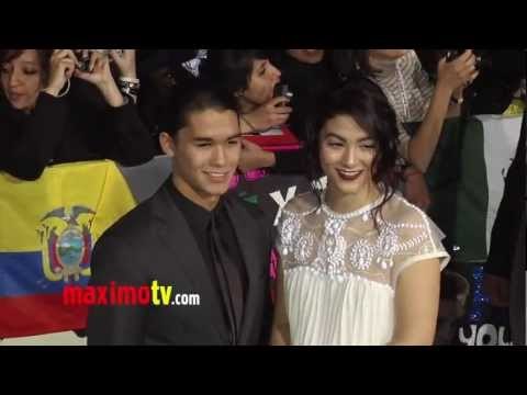 Booboo Stewart and Fivel Stewart TWILIGHT Breaking Dawn Part 2 Premiere ARRIVALS