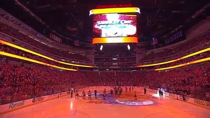 Crowd sings anthem with Kissel: Apr 30, 2017