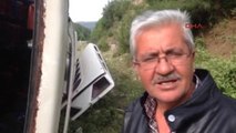 Antalyaspor Taraftarını Taşıyan Otobüs Devrildi: 3 Yaralı