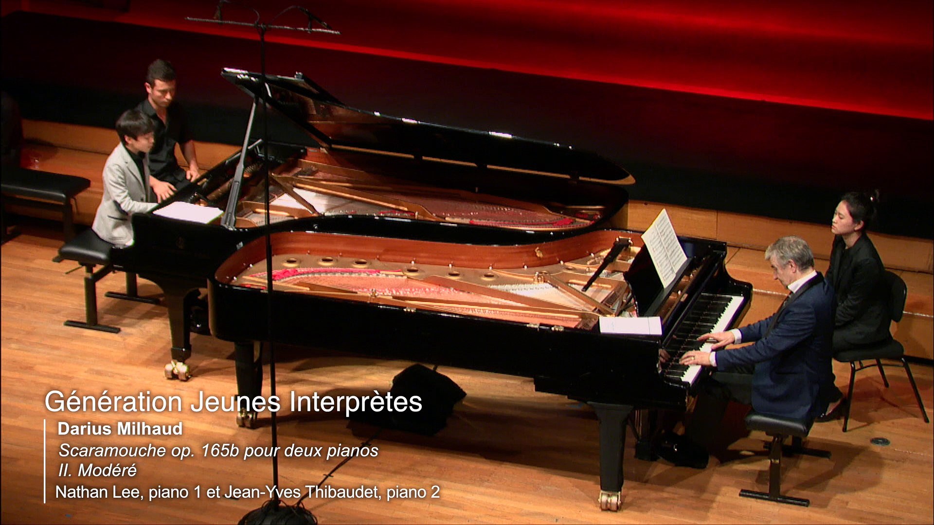 Darius Milhaud : Scaramouche op. 165b pour deux pianos - Vif par Ray  Ushikubo et Jean-Yves Thibaudet - Vidéo Dailymotion