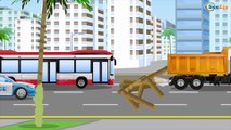 The SUPER TRUCK with Construction Vehicles in Trucks City | Trucks Cartoon for kids