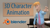 How to Create 3D Character Animation in Blender - 2017