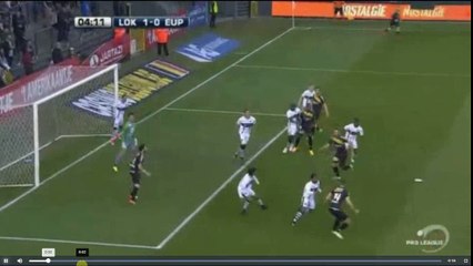 Tom De Sutter Goal - Sporting Lokeren vs KAS Eupen  1-0  29.04.2017 (HD)