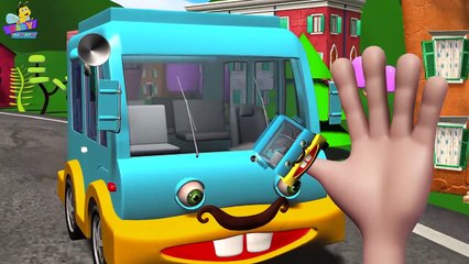 Fun Finger Family Bus Song for Kids 🚍 | Catchy Family Rhymes