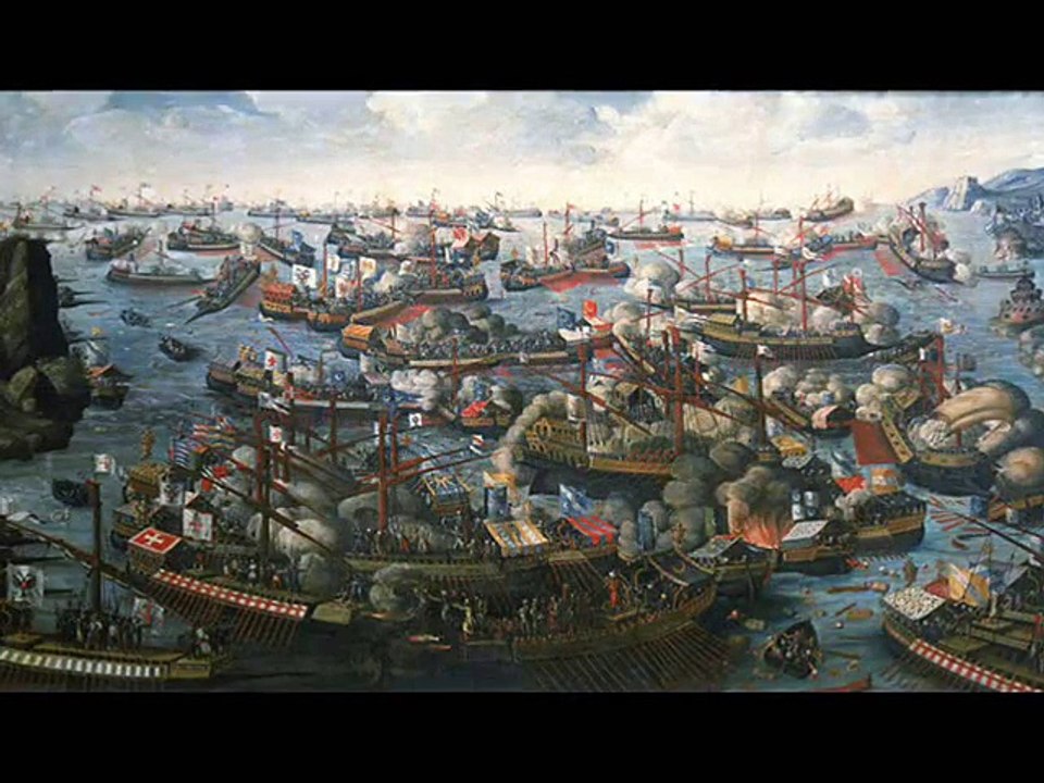 DON JUAN DE AUSTRIA vs ALÍ BAJÁ, BT. DE LEPANTO (Año 1545) Pasajes de la historia (La rosa de los..)