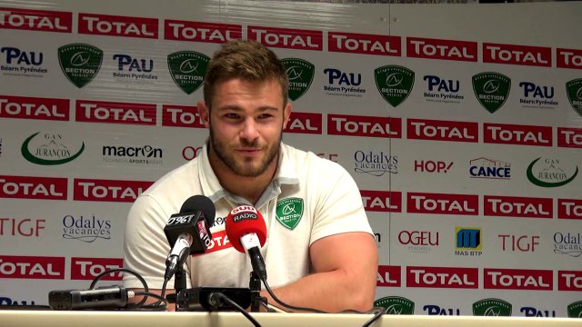 Quentin Lespiaucq après Section Paloise - Brive : Le discours à la mi-temps ? Vous êtes fatigués ? Non ? Alors allez-y