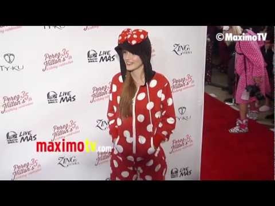 Bella Thorne in PAJAMAS at Perez Hilton 35th Birthday PAJAMA Party ARRIVALS