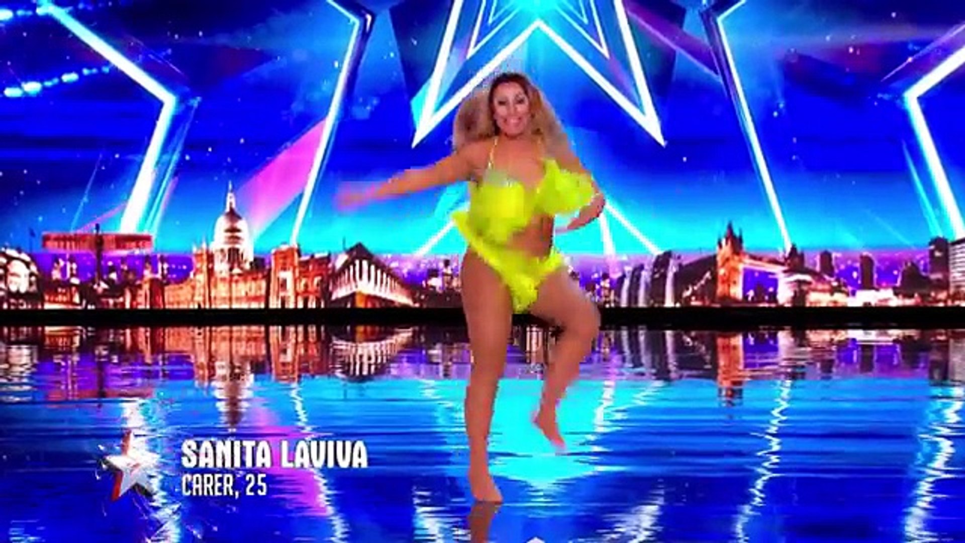 Sassy Sanita Laviva shakes up a storm on stage | Auditions Week 3 |  Britain's Got Talent 2017 - video Dailymotion