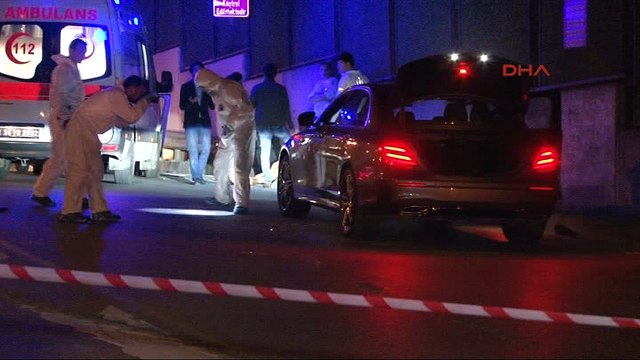 Sarıyer'de lüks araca silahlı saldırı, ilk görüntüler