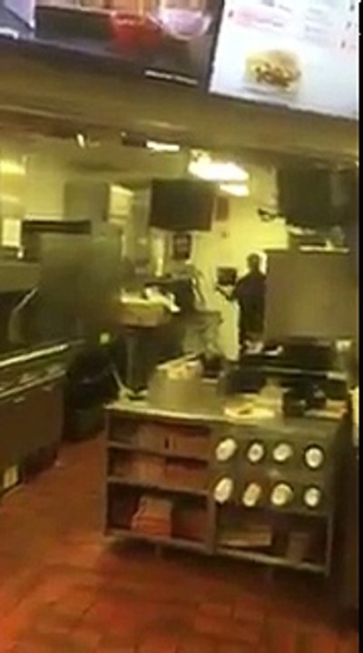 You know this McDonald's is in the hood