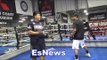 Serious Power -  Mikey Garcia Puts A Dent In Heavy Bag - EsNews Boxing